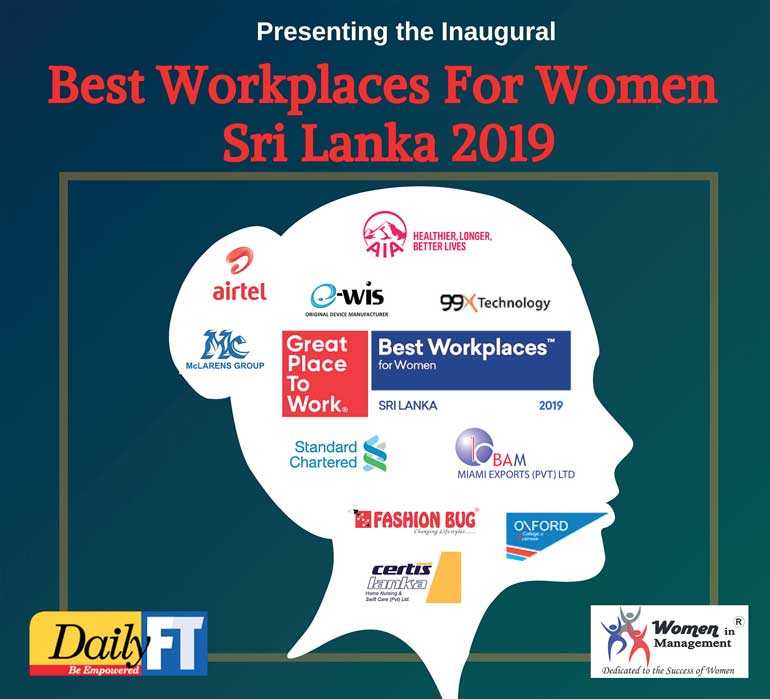 Best Workplaces For Women In Sri Lanka 2019 Daily Ft