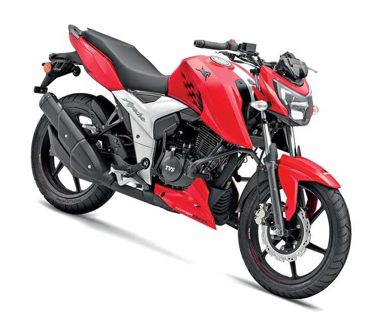 Tvs Motor Company Launches New 2018 Tvs Apache Rtr 160 4v In Sri
