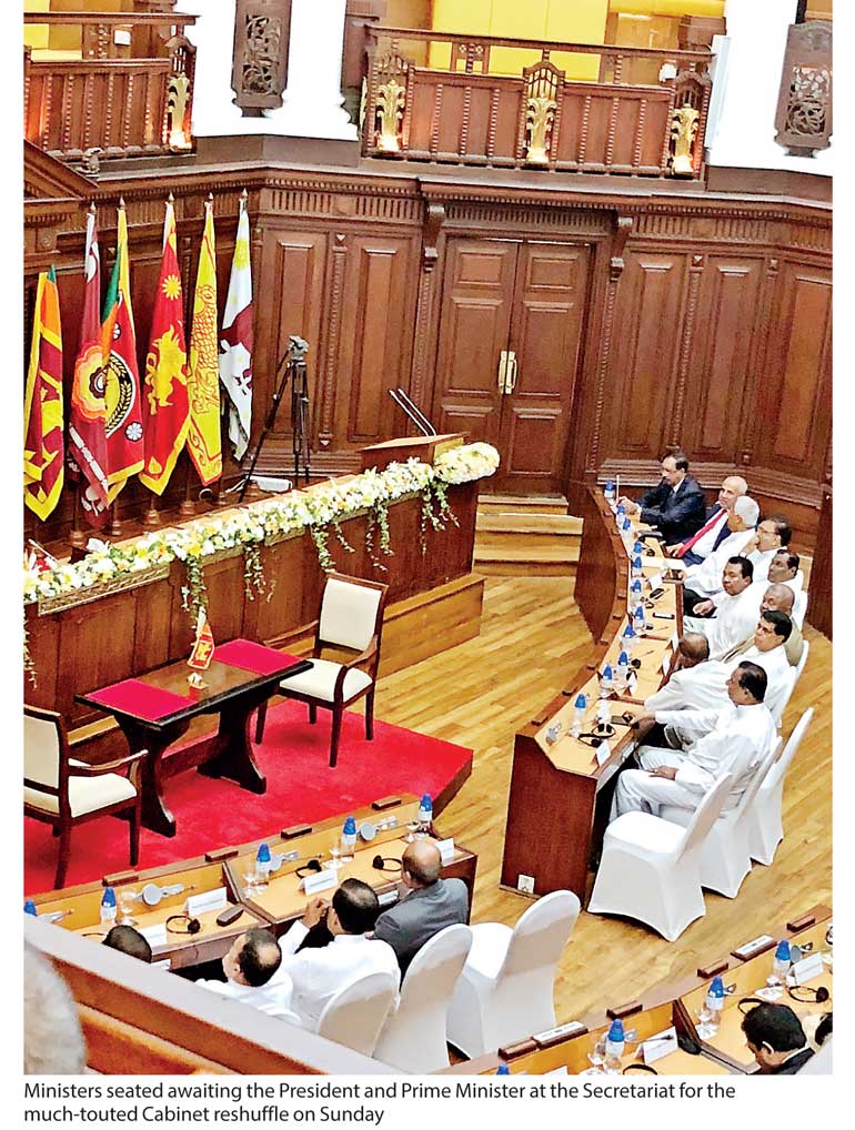 The reshuffle No real takeaways Daily FT