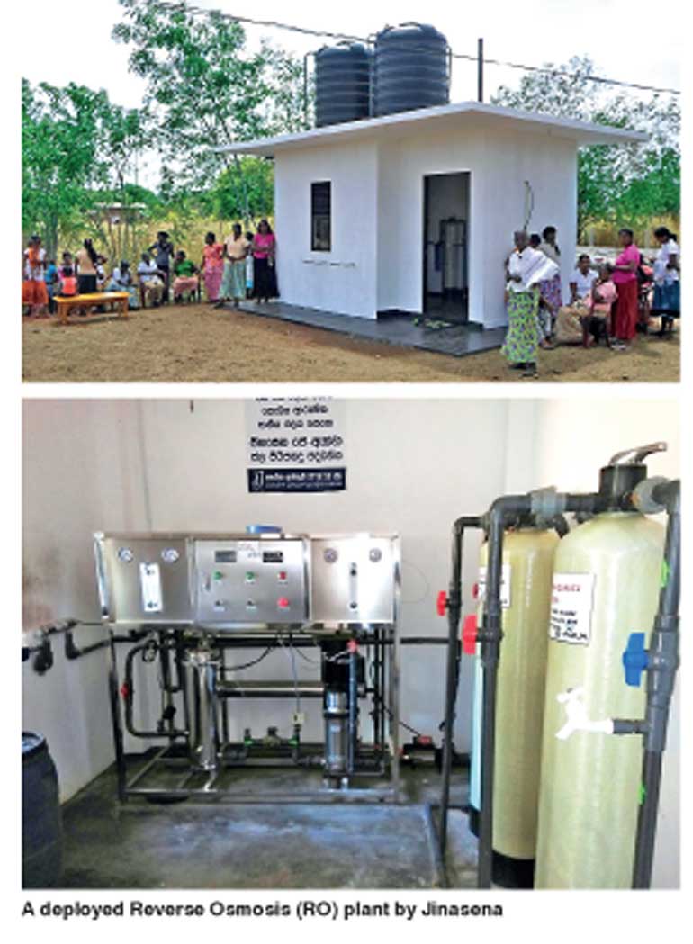 Jinasena water purification plants bring hope to CKDaffected regions