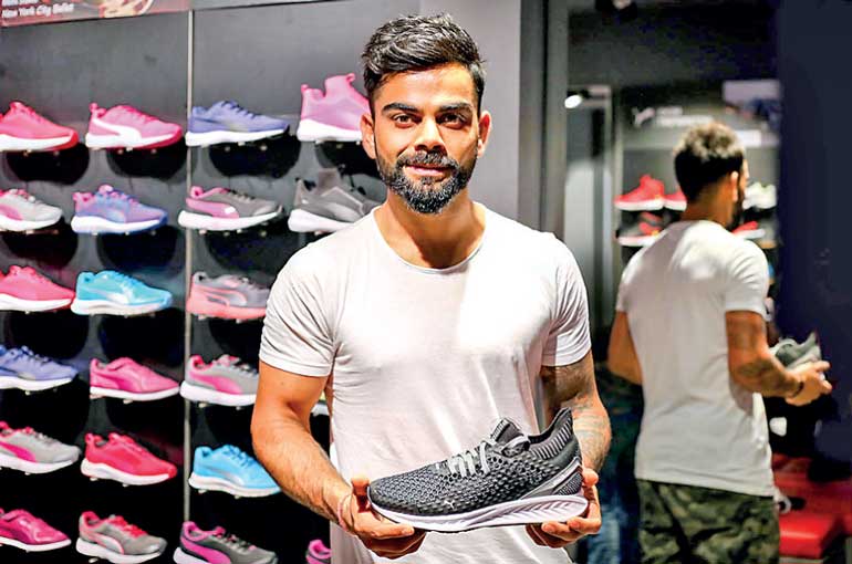 virat kohli launches sports shoes
