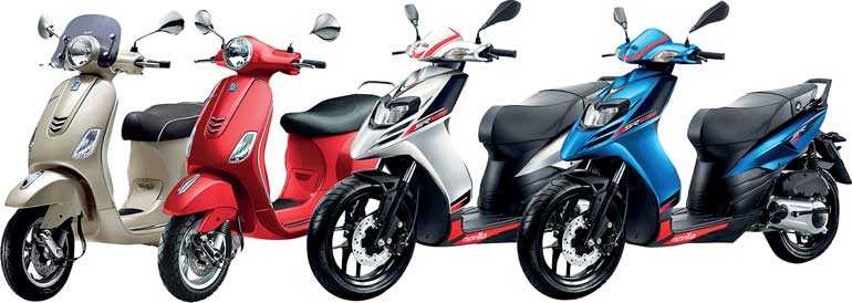 Abans Auto Collaborates With Piaggio Group For Iconic Vespa And Aprilia Scooters Launch In Sl Daily Ft