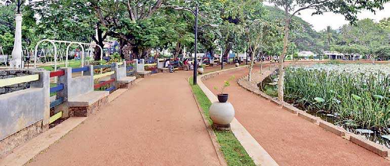 Kurunegala Lake round recreational area opens to public