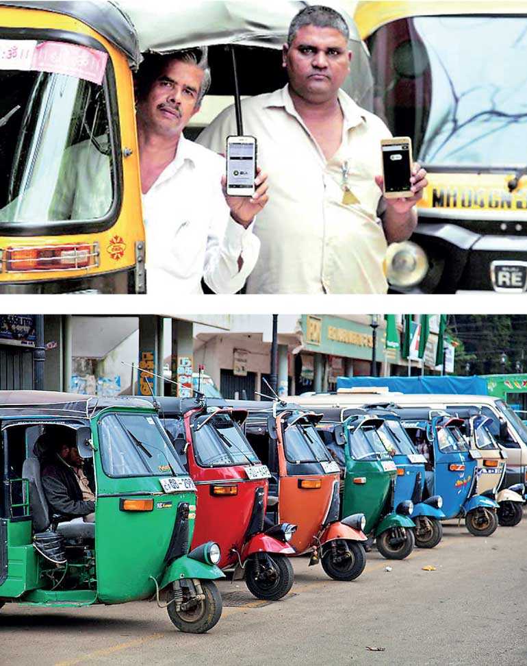 Appbased taxihailing cabs vs. independently operating threewheelers Daily FT