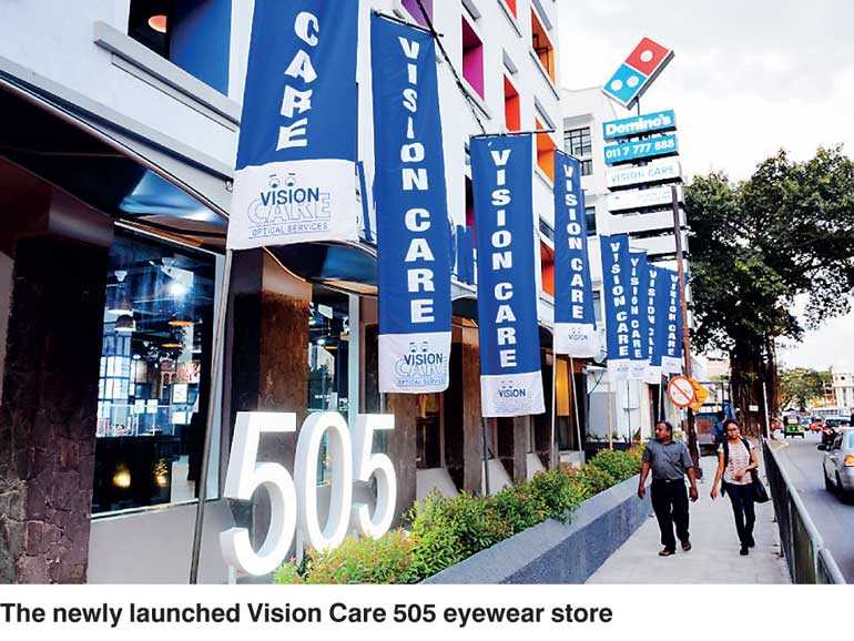 Vision Care launches ‘505’ first branded designer eyewear store in Sri
