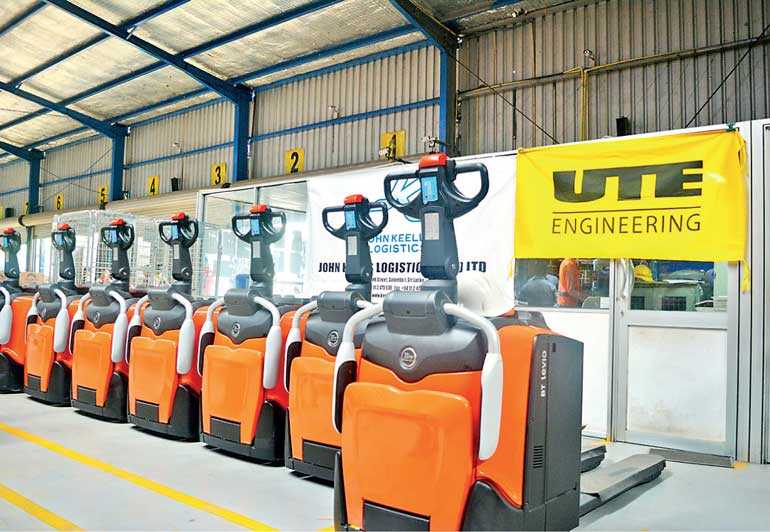 BTpowered pallet trucks from UTE to power John Keells Logistics