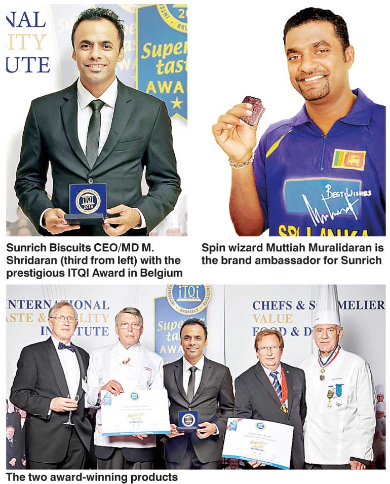 Sunrich Biscuits clinches muchcoveted international awards Daily FT