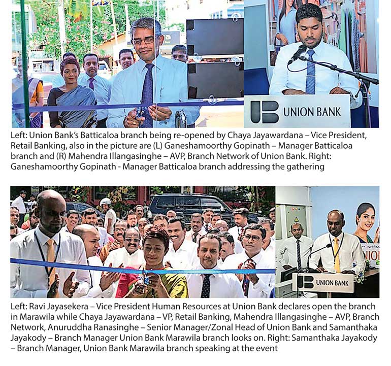 Union Bank Provides Greater Banking Convenience In Marawila And