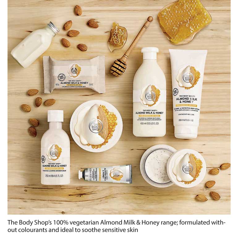 The Body Shop soothes sensitive skin with new Almond Milk & Honey body